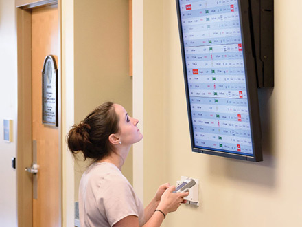 Digital Nurse Station Monitoring Display