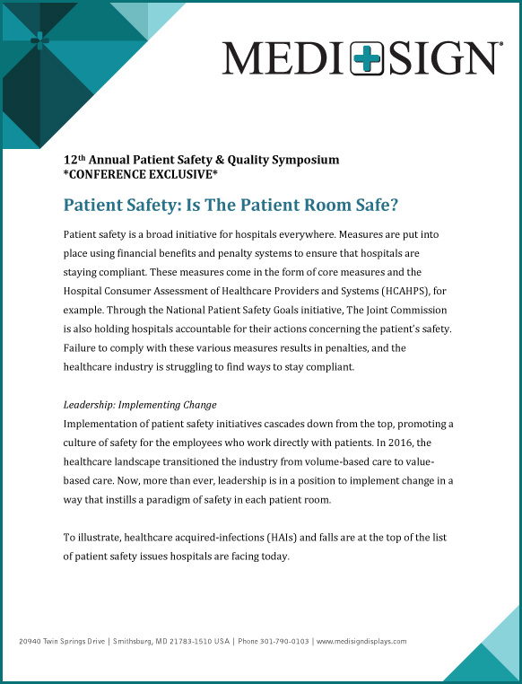 Thumbnail of Patient Safety Whitepaper